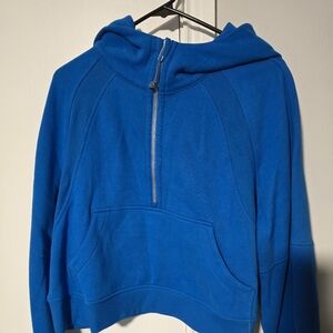NWT Scuba OS half zip hoodie - poolside M/L - Lululemon